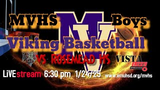 MVHS Boys Basketball vs RHS