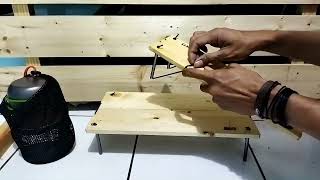 folding wood camping. Meja lipat kayu untuk kemping