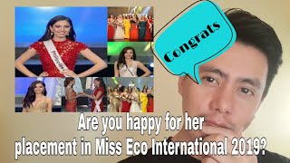 5 Reasons Why Maureen Montagne of the Philippines lands 1st Runner Up in Miss Eco International 2019