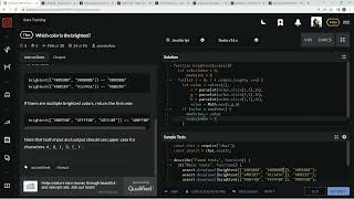 Learn to Code with CodeWars: Which Color Is the Brightest? (7 kyu)