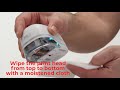 Cleaning the print head on your COLOP e-mark or e-mark create handheld printer.