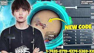 PUBG 3.5 Update 🔥Best  Sensitivity Code \u0026 5 Fingers Control Settings | BGMI / Pubg Mobile 2024