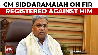 FIR Filed Against Siddaramaiah In MUDA 'Scam' Case,  Karnataka CM Reacts | India Today News