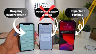 Very Important Settings Optimised Battery Charging | Save your iPhone battery health