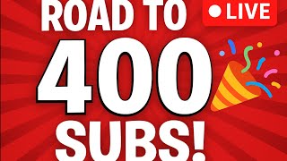 🛑 Subscriber Goal 400 Subscribers Part 2 🛑