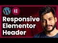 How To Make Responsive Header In Elementor (easy tutorial)
