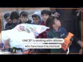 UNICEF works with children traumatized by earthquake