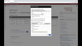 A.AC.T. Navigate: Setting Appointment Availability