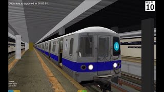 OpenBVE HD EXCLUSIVE: NYC Subway Blue Stripe R46 Pre-GOH on Manhattan Bound E BETA