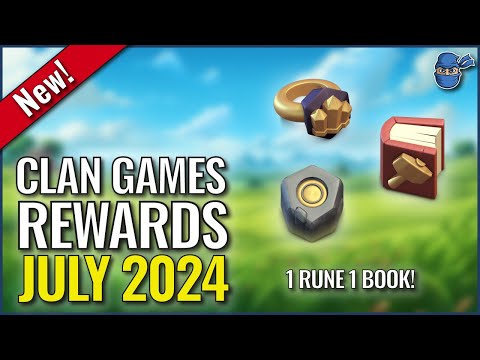 Recompensas de juegos de clanes: Choque de clanes de julio de 2024