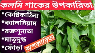 Kolmi shak upokarita/কলমি শাকের উপকারিতা/কলমি শাক/কলমি শাকের উপকারিতা ও অপকারিতা/water spinach