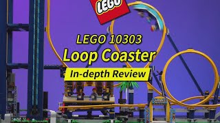 Do You Know How This Near 1 Meter Tall Lego Loop Coaster Functions?Lego 10303 Loop Coaster Review