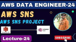 24. AWS SNS Project | AWS Data Engineer