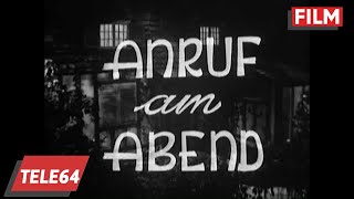 Anruf am Abend 1961 - Kriminalfilm mit Hellmut Lange