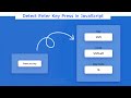 Detect Pressed key JavaScript | How to Detect Enter key in Javascript