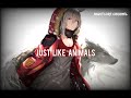 nightcore animals lyrics