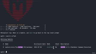 Our First Exploit vsftp 2 3 4 Exploitation🕵🏼 Exploitation & Gaining Access 6.6