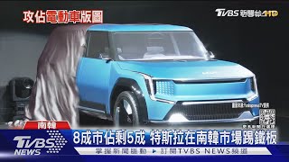 南韓掀「電動車混戰」 現代.起亞崛起 銷量比特斯拉多8倍｜TVBS新聞