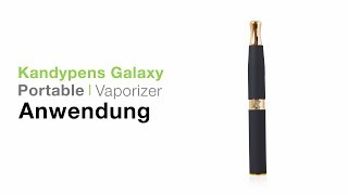 Kandypens Galaxy Vaporizer Verdampfer Anwendung - TVape