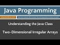 Learn Java Programming - Two-Dimensional Irregular Arrays Tutorial