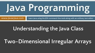 Learn Java Programming - Two-Dimensional Irregular Arrays Tutorial