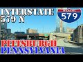 I-579 North - Pittsburgh - Pennsylvania - 4K Highway Drive