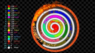 Deadly Spiral...! - Proliferation & Survival Marble Race in Algodoo | 2 |