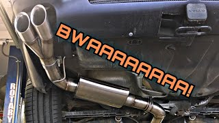 We Put A Custom Exhaust On Our Volvo V70R And It Sounds AMAZING!