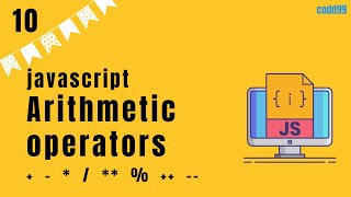 Arithmetic operators in javascript | Javascript tutorial in hindi | 10