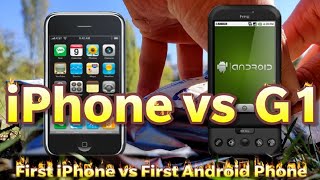 First iPhone vs First Android G1 Phone - 2019 review!