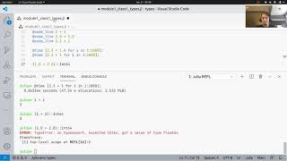 Intro to Julia: a very gentle introduction to types and why they matter