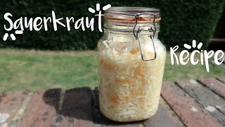 traditional sauerkraut recipe | cheap \u0026 healthy