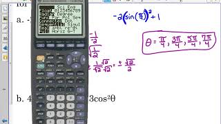 Solving Trig Equations with Square Roots ~ Pre-Calculus