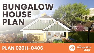 Bungalow House Plan 020H-0406