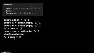 150. Evaluate Reverse Polish Notation, Leetcode Javascript Solution