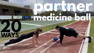 20 Partner Exercises with Medicine ball - Bootcamp Ideas for Personal Trainers