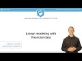 Python Tutorial : Linear modeling with financial data