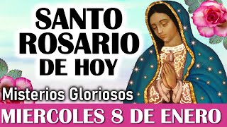 Santo Rosario MIERCOLES 8 de ENERO, Rosario a Virgen de Guadalupe ☀️ El Santo Rosario de hoy