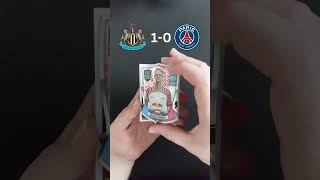 Can I predict NEWCASTLE vs PSG from these packs? 04/10/23 #shorts