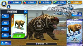 DIPROTODON PACK UNLOCK DIPROTODON 999+ | JURASSIC WORLD THE GAME