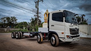 Hino FC9J 210HP ผลงานแปลง6ล้อเป็น12ล้อแคระสองเพลา อู่ช่างน้อยสิบล้อซิ่ง