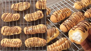 Yummy Dessert | Eclairs with Oven and without Oven | Dessert by Hafsas Kitchen