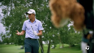 How Collin Morikawa Warms up for a Round on the PGA Tour | TaylorMade Golf