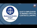 QUE TU EMPLEADOR TE BRINDE COPIA DEL CONTRATO LABORAL