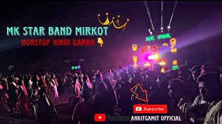 Mk star band 💗Trending hindi garba song || full public 🔥||