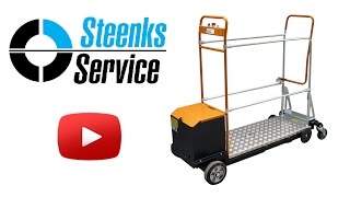 Berg Hortimotive Leaf Picking trolley | Pipe rail trolley for picking leaf | Leafpicking trolley