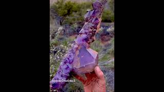 Beautiful lightning amethyst #amethyst