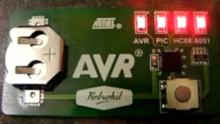 Atmel® AVR Retrokit demo board