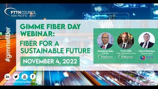 Gimme Fiber Day Webinar: Fiber for a Sustainable Future