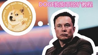 狗狗币DOGE挖矿教程，个人体验区块链币圈挖矿带来的快感